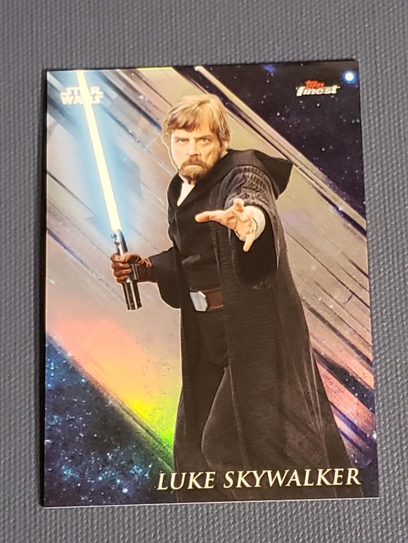 2018 Topps Finest Star Wars #116 Luke Skywalker  SP Short Print RARE 