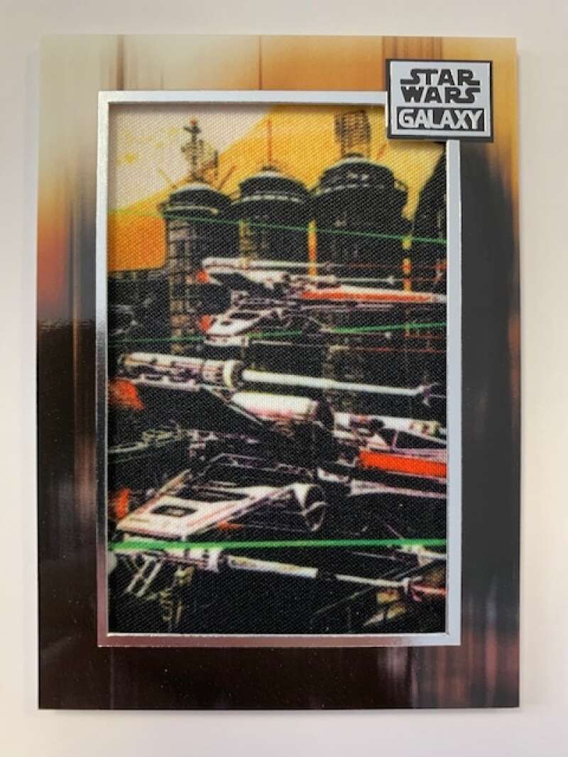 2018 Topps Star Wars Galaxy Commemorative Art Patches Silk Patch #M-XW X-Wings 