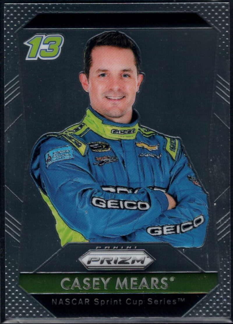 2016 Panini Prizm NASCAR #13 Casey Mears GEICO/Germain Racing/Chevrolet  Official Racing Card by Panini