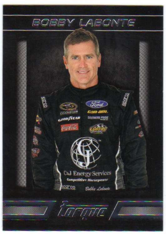 2016 Panini Torque Racing #43 Bobby Labonte C&J Energy Services/Go FAS Racing/Ford  Official NASCAR Licensed Trading Card