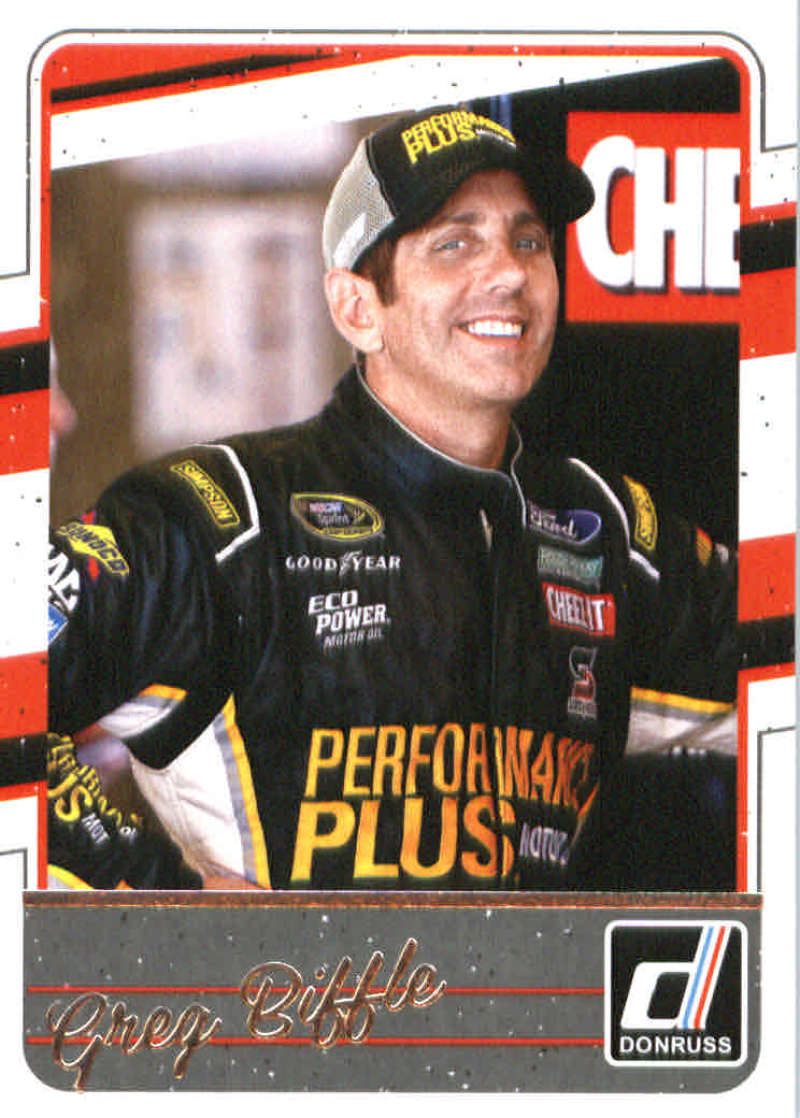2017 Donruss #57 Greg Biffle NM+-MT+ Kleen Performance Products/Roush Fenway Racing/Ford 