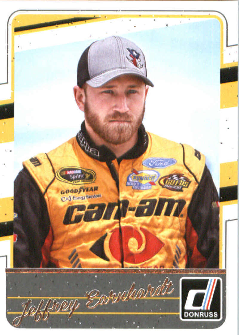 2017 Donruss #61 Jeffrey Earnhardt NM+-MT+ Can-Am/Go FAS Racing/Ford 