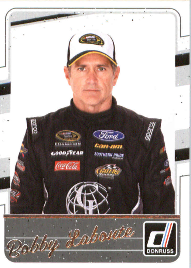2017 Donruss Racing #65 Bobby Labonte C&J Energy Services/Go FAS Racing/Ford  Official NASCAR Trading Card 