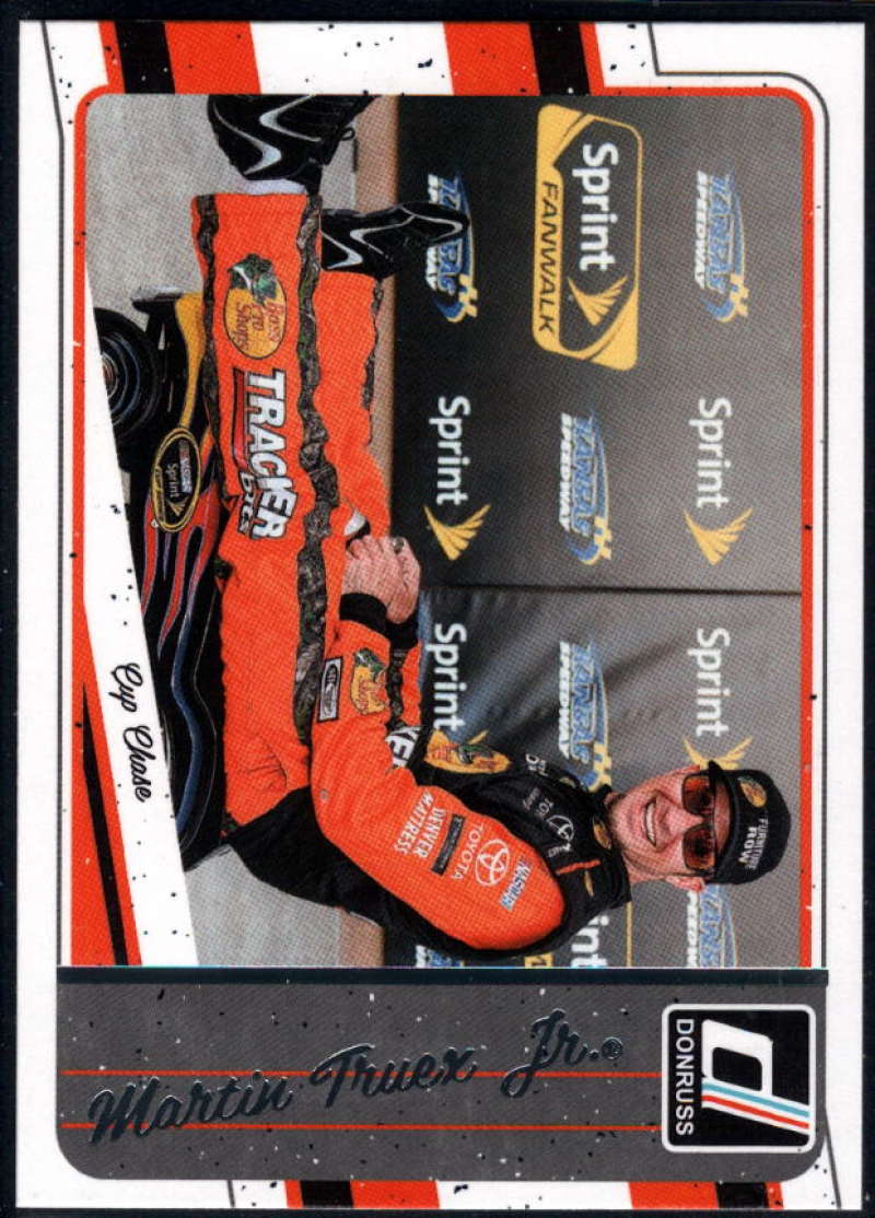 2017 Donruss Racing #121 Martin Truex Jr. Bass Pro Shops-TRACKER Boats/Furniture Row Racing/Toyota  Official NASCAR Trading Card 