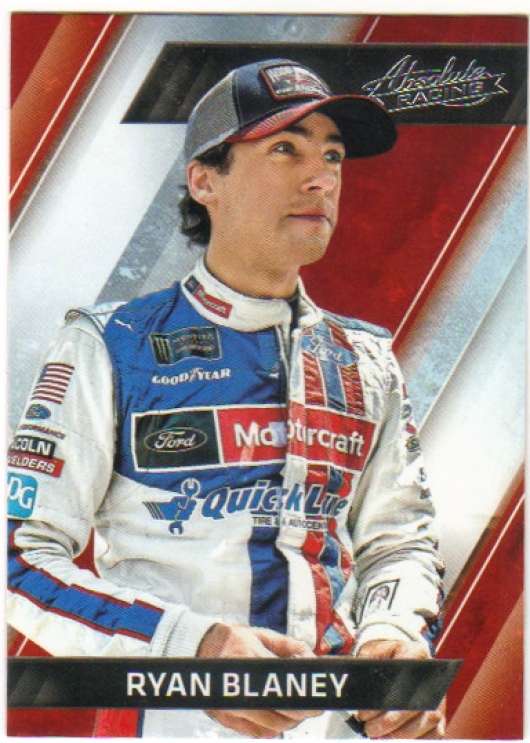 2017 Panini Absolute Racing #56 Ryan Blaney Motorcraft/Wood Brothers Racing/Ford  Official NASCAR Trading Card