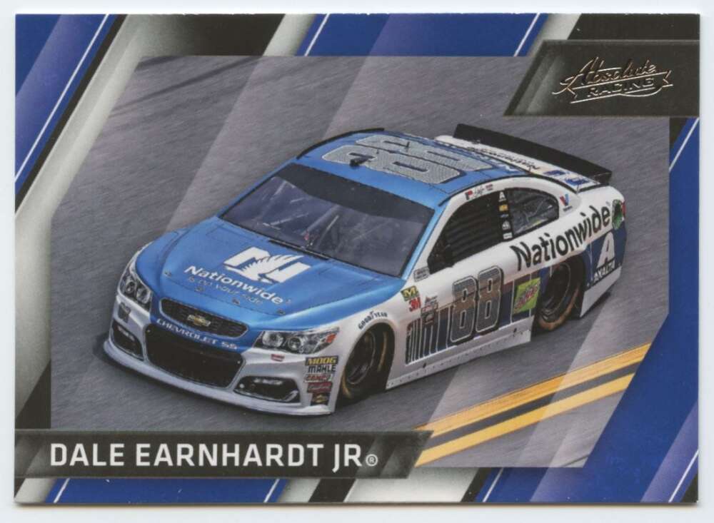 2017 Panini Absolute Racing #98 Dale Earnhardt Jr Nationwide/Hendrick Motorsports/Chevrolet Horizontal  Official NASCAR Trading Card