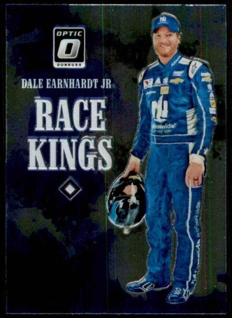 2019 Donruss Racing Optic Parallel #4 Dale Earnhardt Jr Nationwide/Hendrick Motorsports/Chevrolet Race Kings  Official NASCAR Trading Card