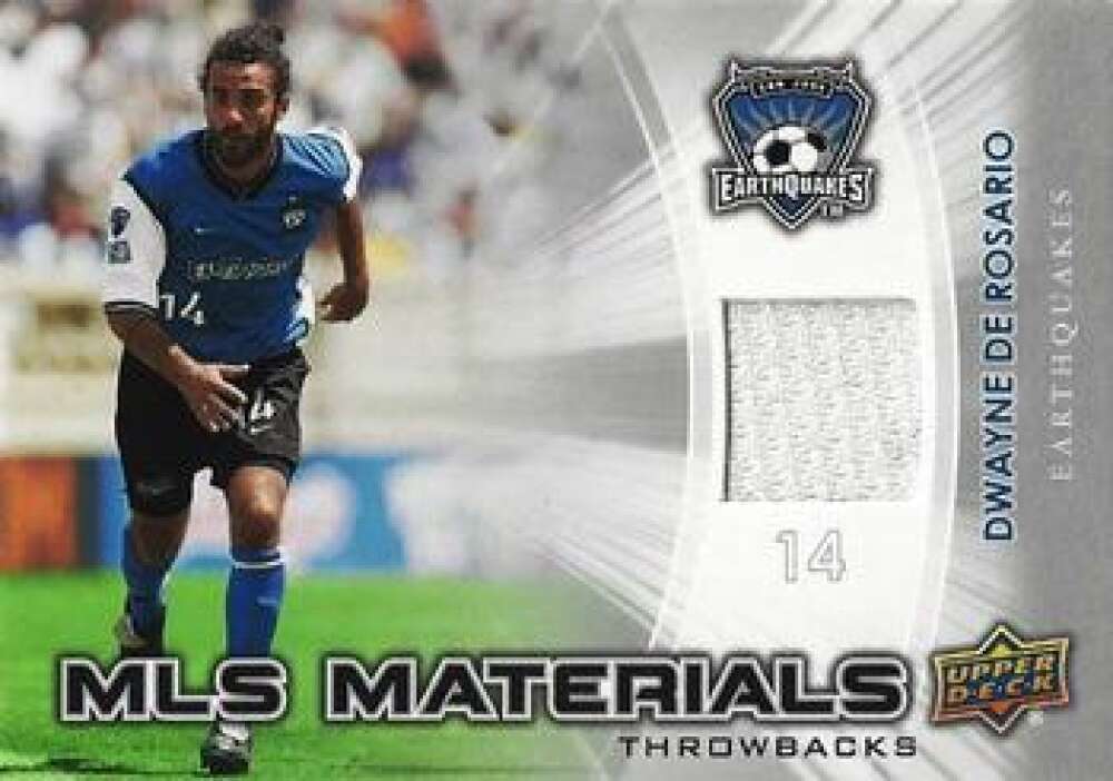 2012 Upper Deck MLS Materials Throwbacks