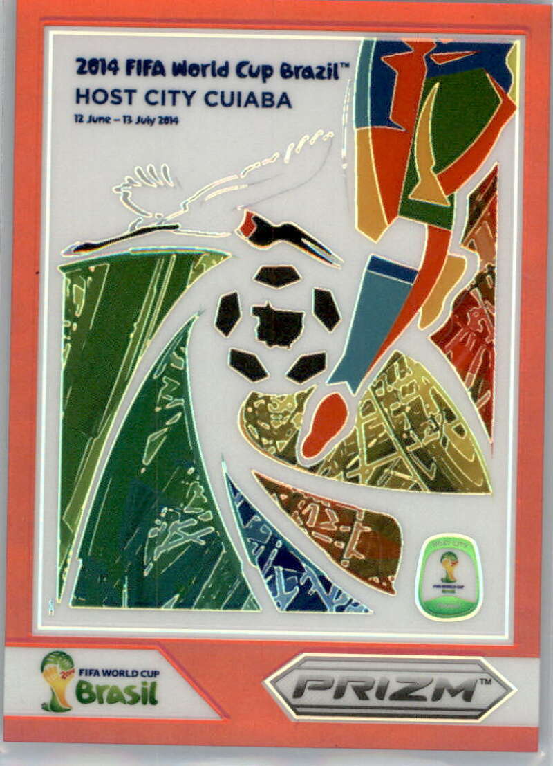 2014 Panini World Cup Prizm World Cup Posters Red Prizms