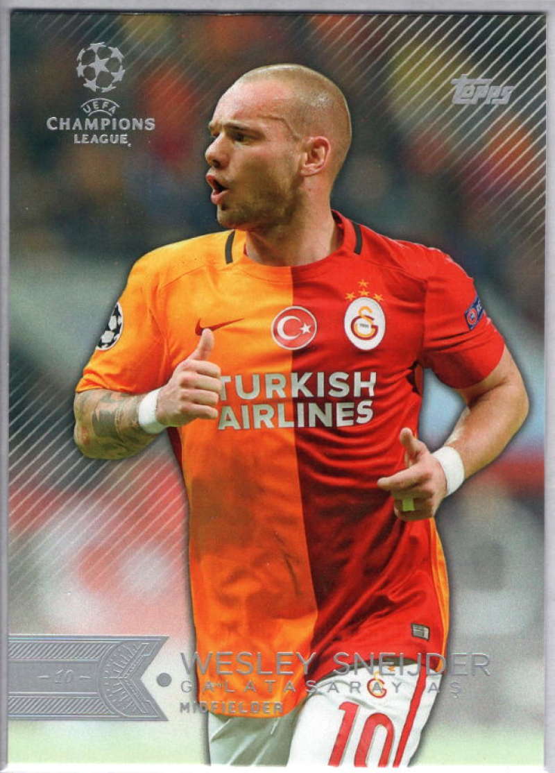 2015-16 Topps UEFA Champions League Showcase #69 Wesley Sneijder Galatasaray AS