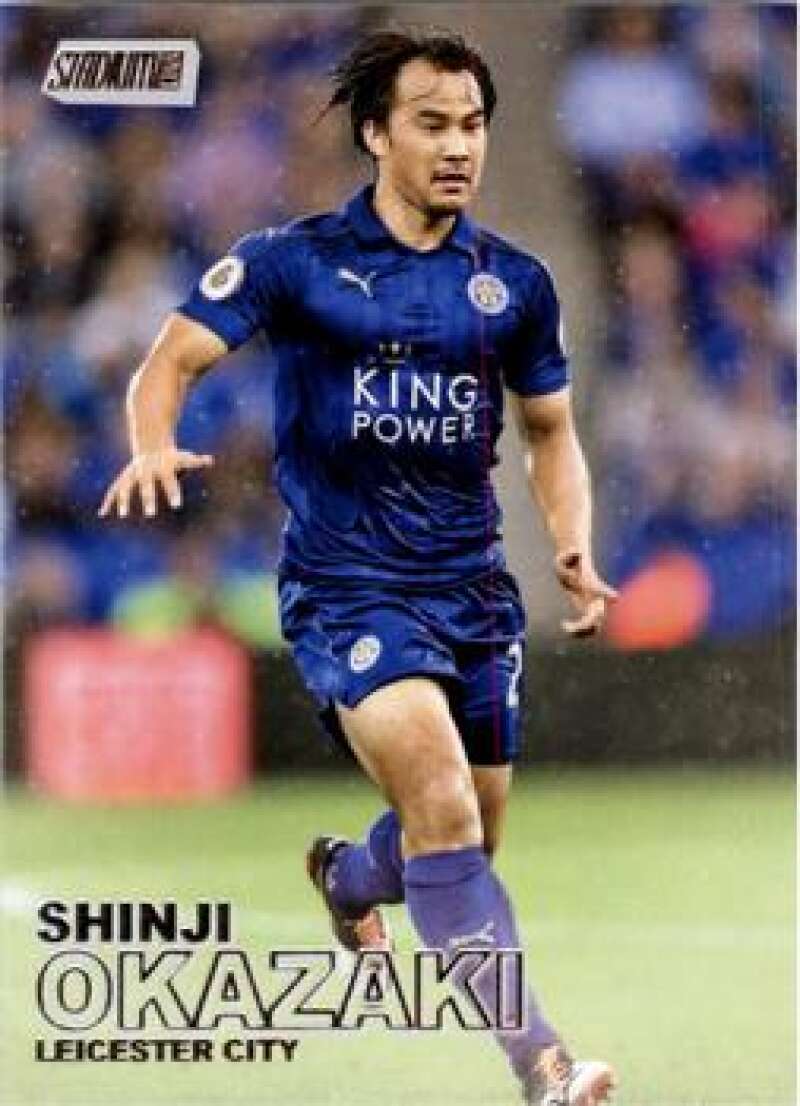 2016-17 Topps Stadium Club Premier League #97 Shinji Okazaki NM-MT Leicester City  Soccer