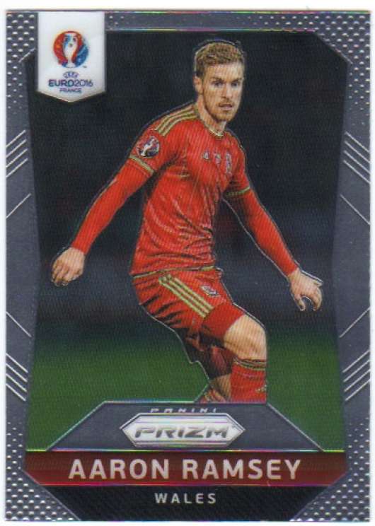 2016 Panini UEFA Euro Prizm #119 Aaron Ramsey Wales EURO '16 Soccer Futbol Trading Card