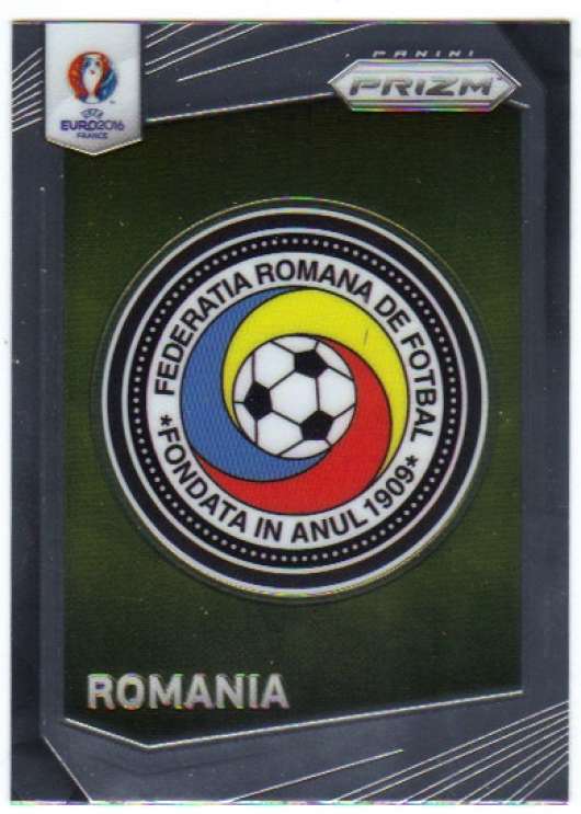 2016 Panini UEFA Euro Prizm Country Logos #15 Romania Soccer '16 Futbol Insert Card