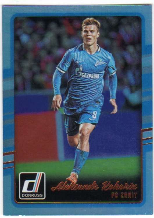 2016-17 Donruss Holographic Silver #183 Aleksandr Kokorin FC Zenit Official Panini Soccer Futbol Trading Card