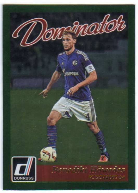 2016-17 Donruss Dominators Soccer #6 Benedikt Howedes FC Schalke 04 Official Panini Futbol Card