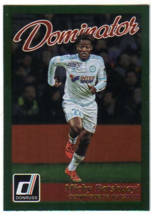 2016-17 Donruss Dominators Soccer #32 Michy Batshuayi Olympique de Marseille Official Panini Futbol Card