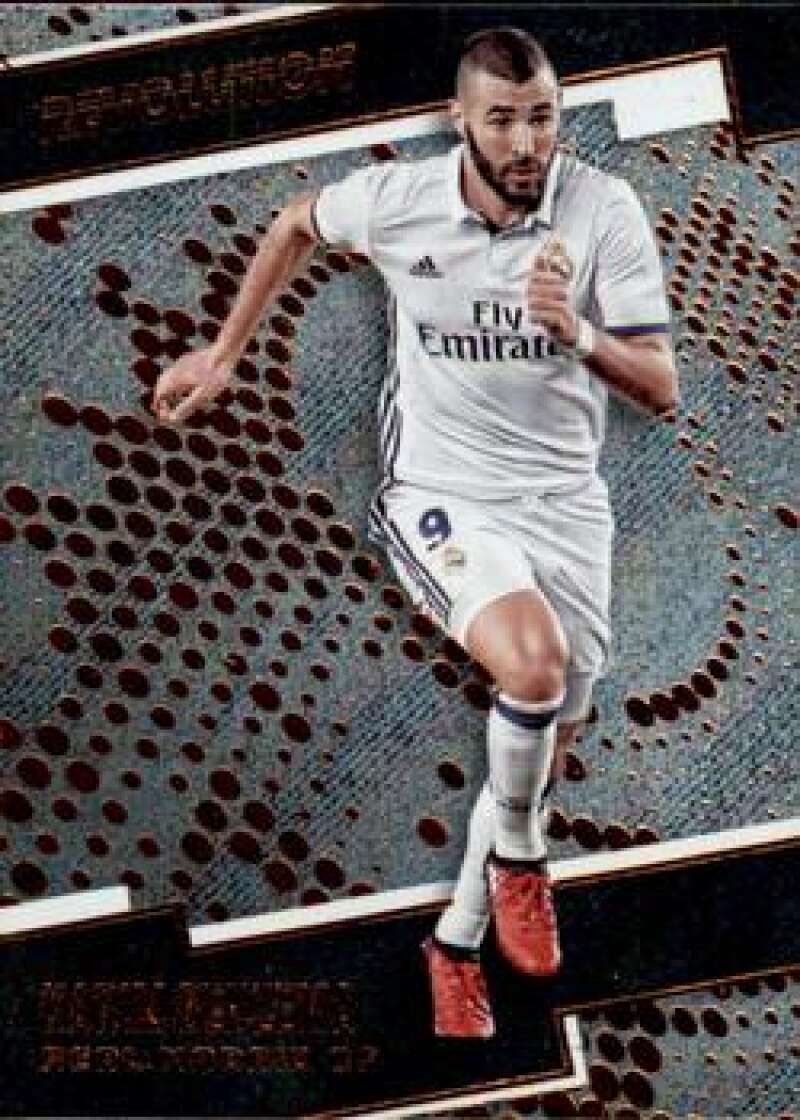 2017 Revolution Soccer #6 Karim Benzema Real Madrid CF Official Panini Futbol Trading Card