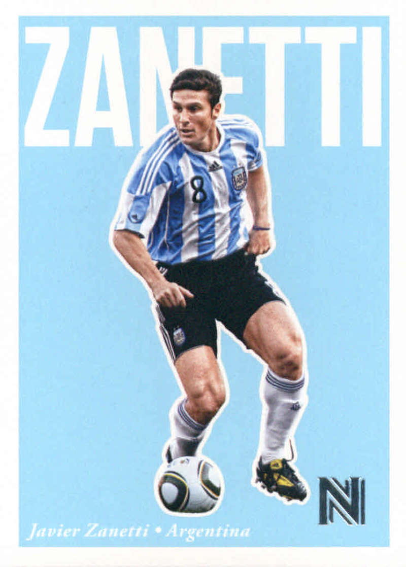 2017 Panini Nobility #36 Javier Zanetti NM-MT+ Argentina 