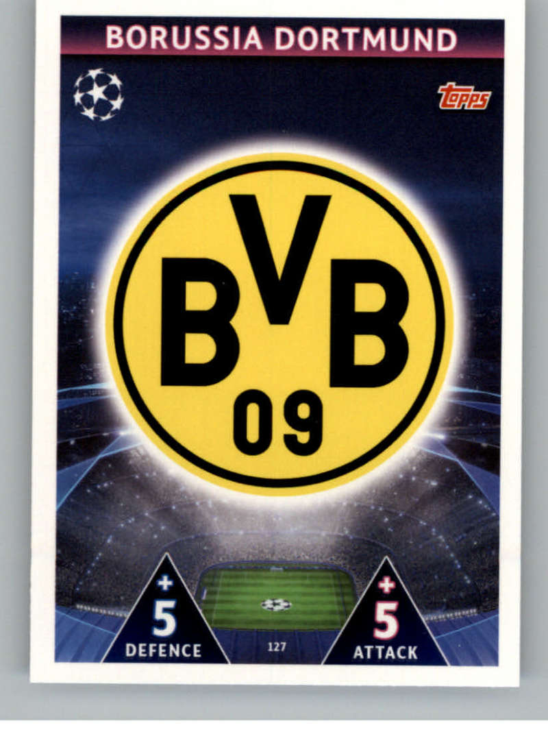 2018-19 Topps UEFA Champions League Match Attax #127 Club Emblem Borussia Dortmund  Official Futbol Soccer Card