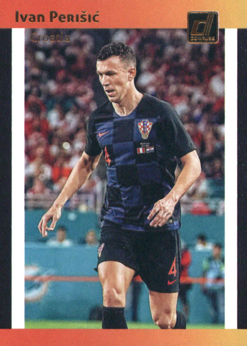 2018-19 Donruss 1989 Tribute Soccer #12 Ivan Perisic Croatia  Official Panini Futbol 2018/2019 Trading Card