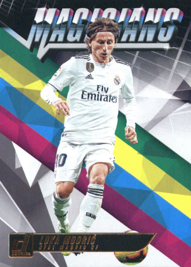 2018-19 Donruss Magicians Soccer #4 Luka Modric Real Madrid CF  Official Panini Futbol 2018/2019 Trading Card