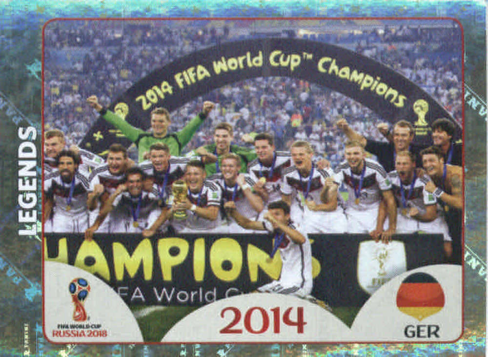 2018 Panini World Cup Stickers Russia #673 Germany Soccer Sticker