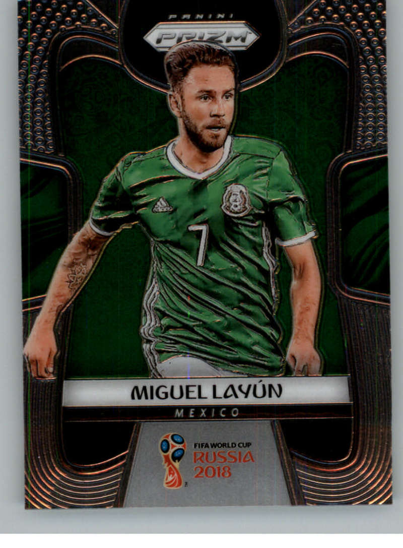 2018 Panini Prizm Soccer #137 Miguel Layun Mexico World Cup Russia  Futbol Card