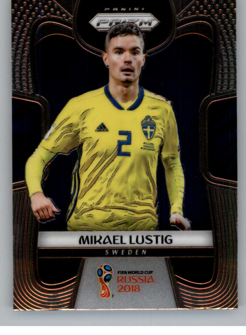 2018 Panini Prizm Soccer #233 Mikael Lustig Sweden World Cup Russia  Futbol Card