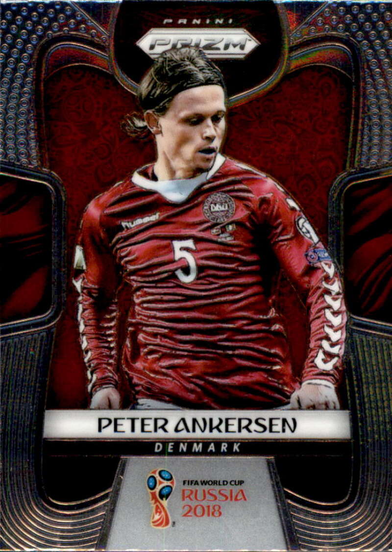 2018 Panini Prizm Soccer #265 Peter Ankersen Denmark World Cup Russia  Futbol Card