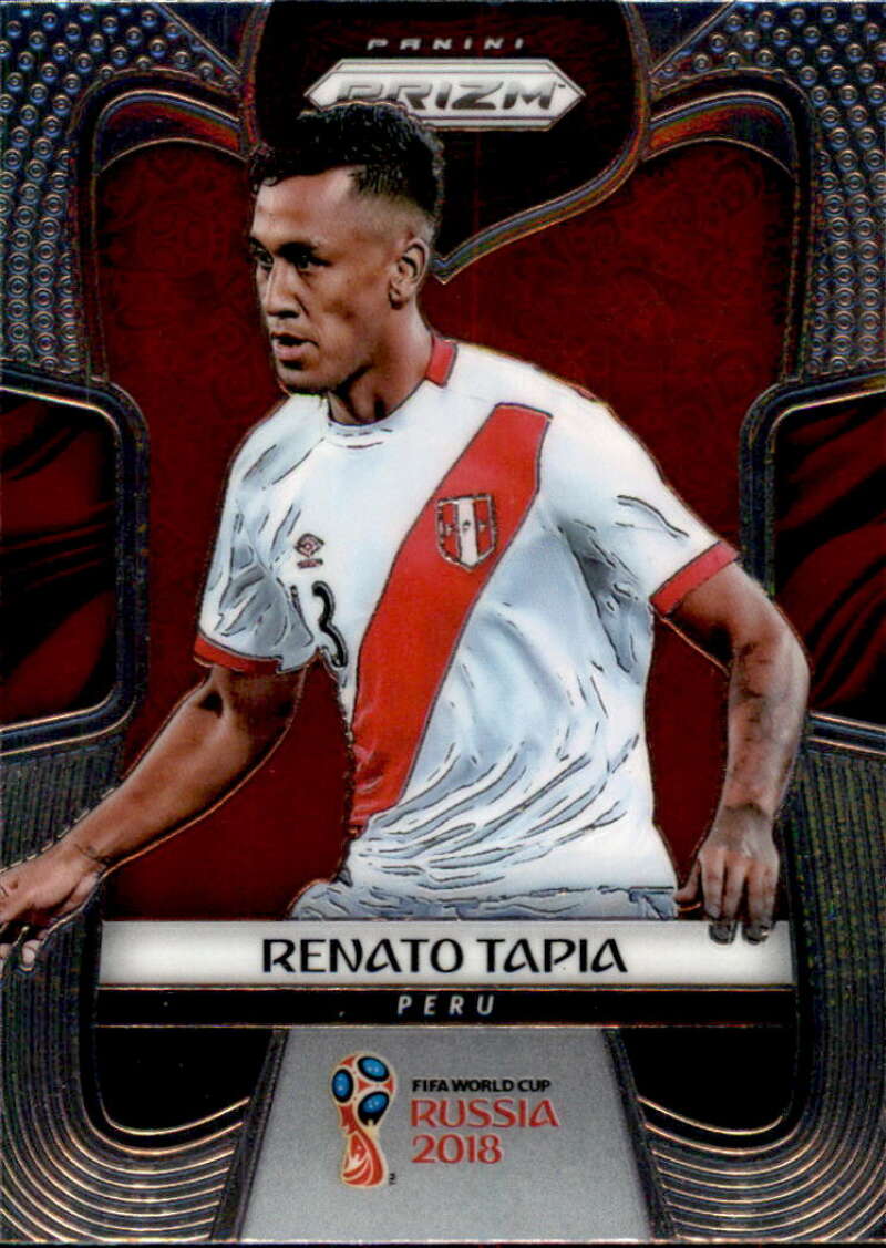 2018 Panini Prizm Soccer #297 Renato Tapia Peru World Cup Russia  Futbol Card