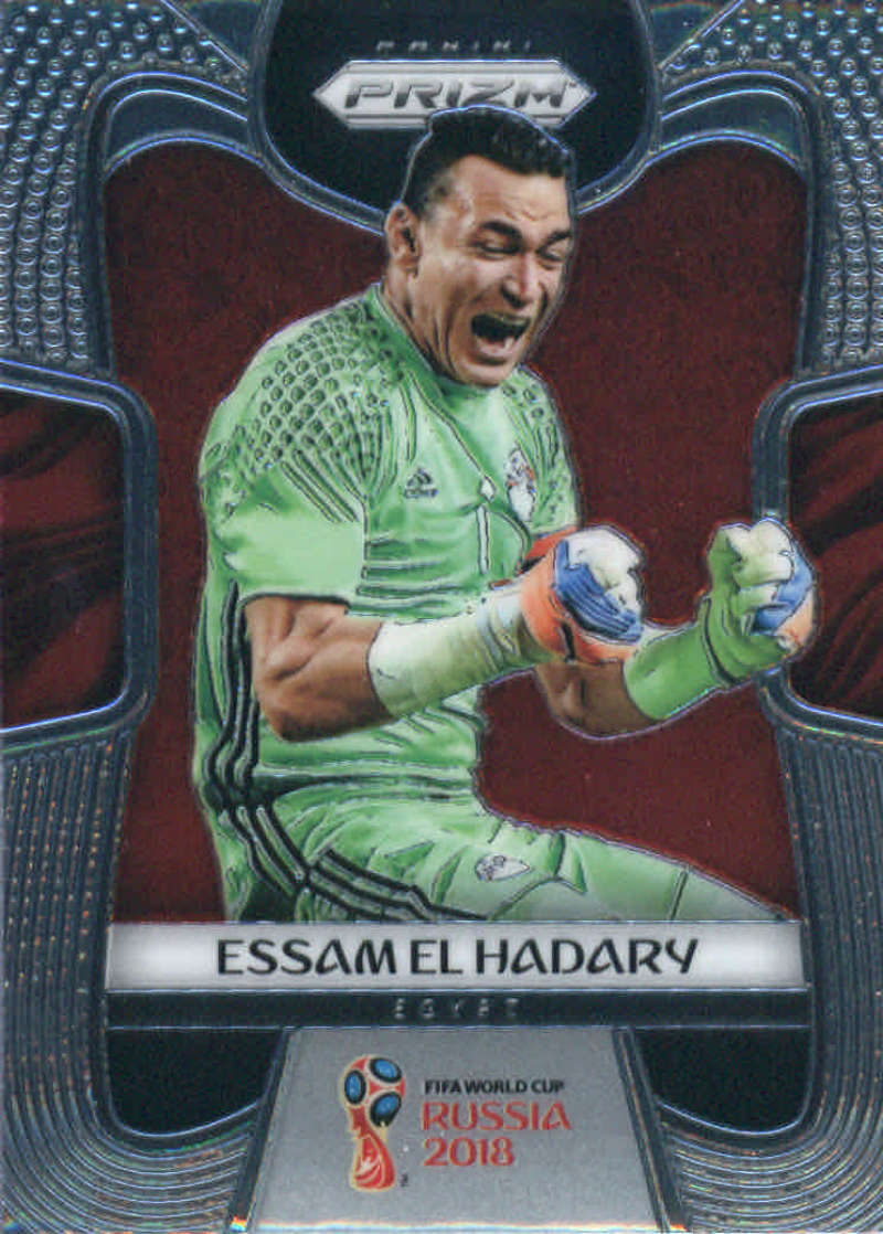 2018 Panini Prizms Silver Refractor Prizm #58 Essam El Hadary Egypt World Cup Russia Futbol Card
