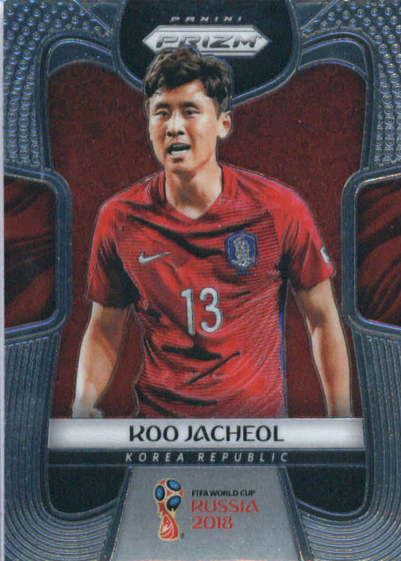 2018 Panini Prizms Silver Refractor Prizm #193 Koo Jacheol Korea Republic World Cup Russia Futbol Card