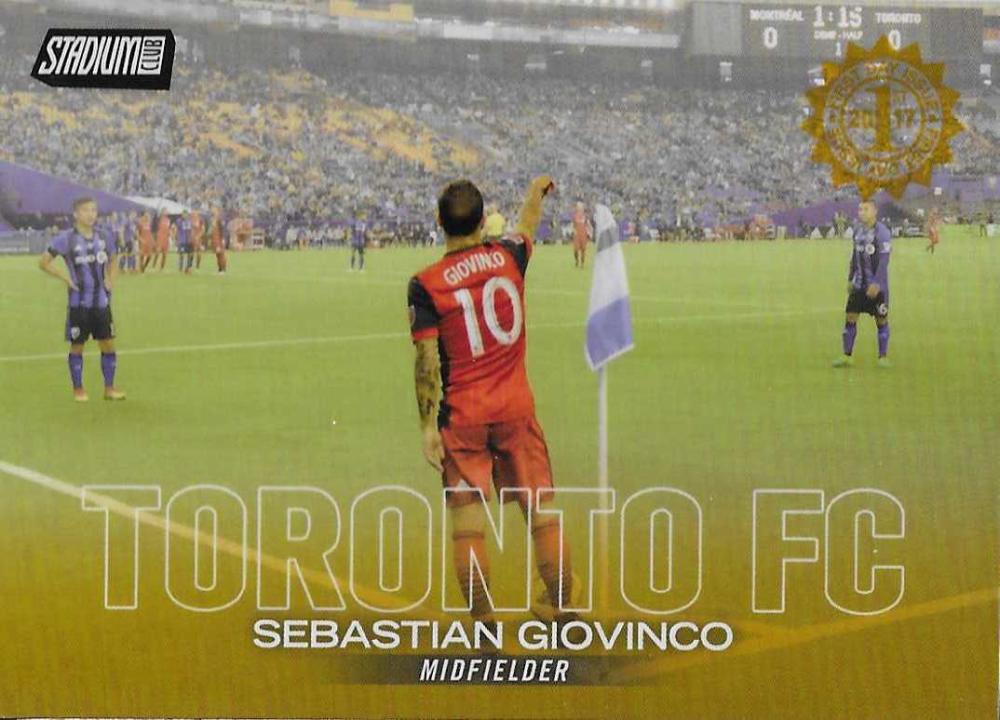 2018 Topps Stadium Club MLS First Day Issue