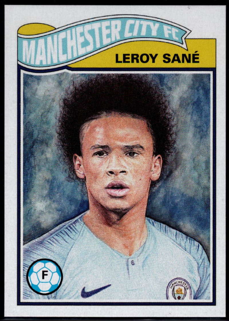 2019 Topps UCL Living Set UEFA Champions League #5 Leroy Sane Manchester City FC