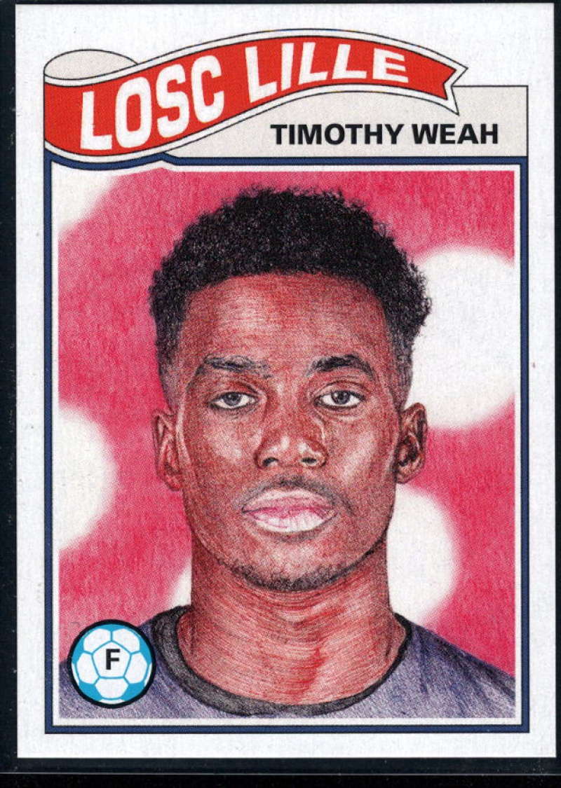 2019 Topps The UCL Living Set UEFA Champions League #98 Timothy Weah LOSC Lille  Official Soccer Futbol Trading Card LIMITED PRINT RUN