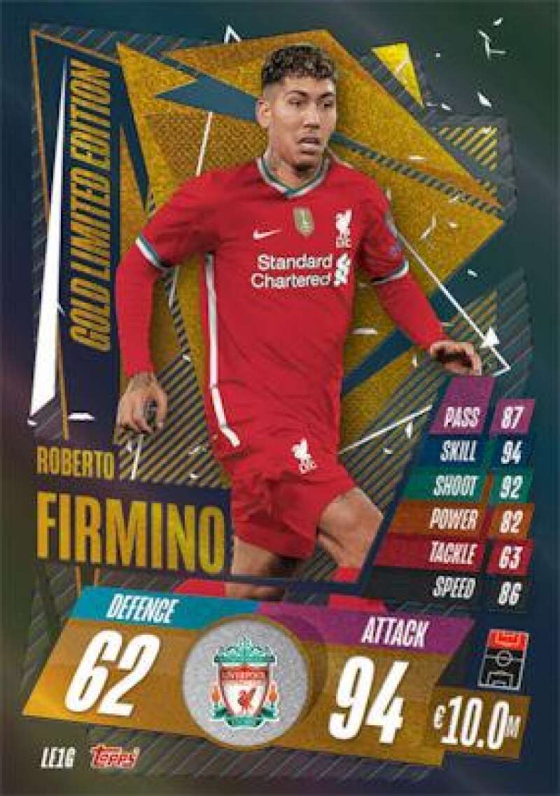 2020-21 Topps Match Attax UEFA Champions League Limited Edition - Gold  Soccer Checklist | Ultimate Cards and Coins