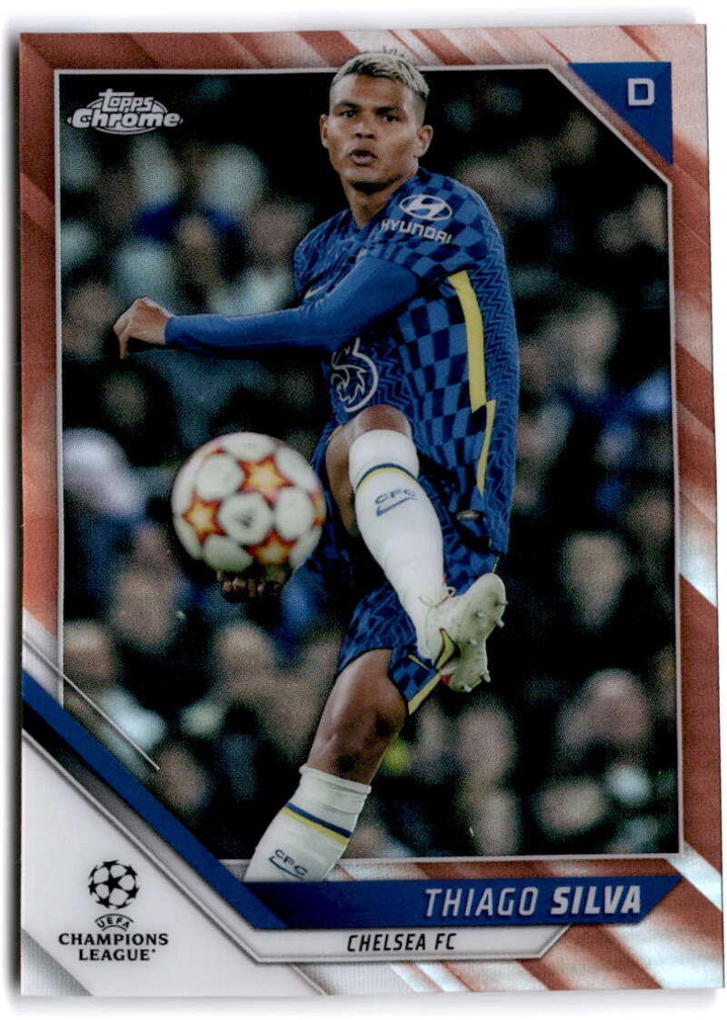 2021-22 Topps Chrome UEFA Champions League Refractor Rose Gold