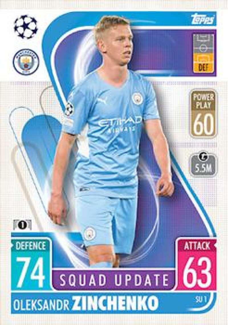 2021-22 Topps Match Attax Extra UEFA Champions League Squad Update