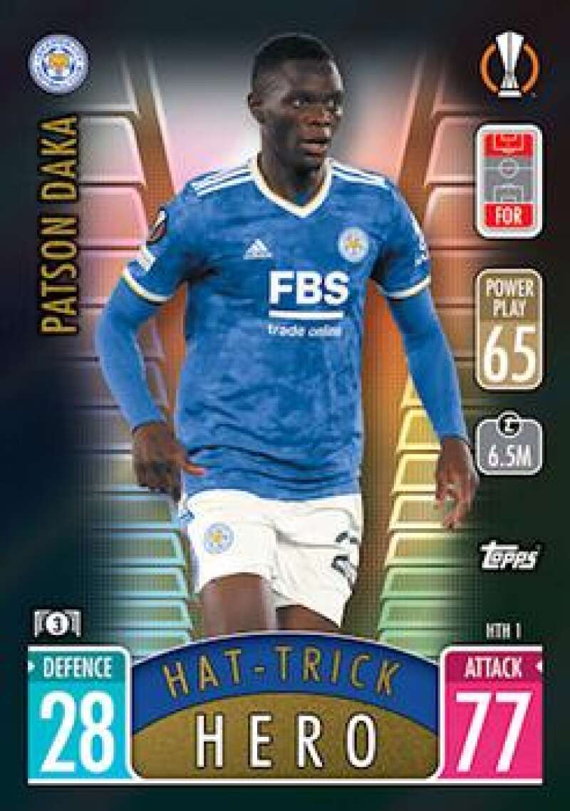 2021-22 Topps Match Attax Extra UEFA Champions League Hat-Trick Hero