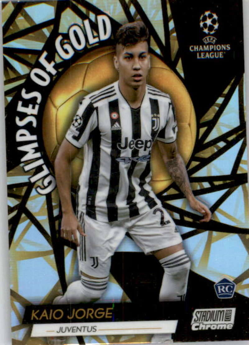2021-22 Topps Stadium Club Chrome UEFA Champions League Glimpses of Gold Refractor