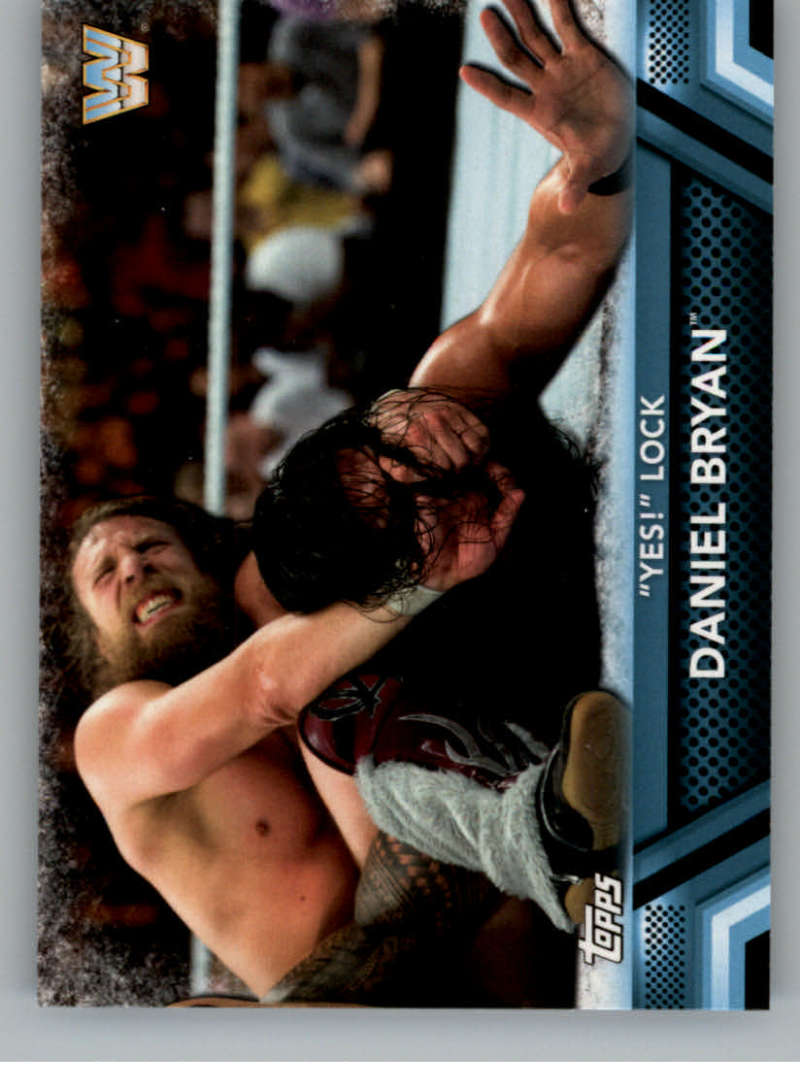 2017 Topps Then Now Forever Finishers and Signature Moves #F-20 Daniel Bryan Yes! Lock NM-MT