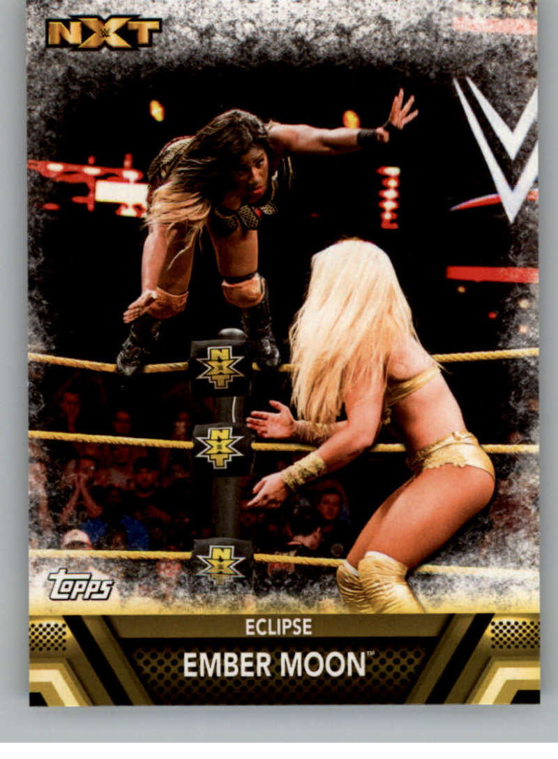 2017 Topps Then Now Forever Finishers and Signature Moves #F-38 Ember Moon Eclipse