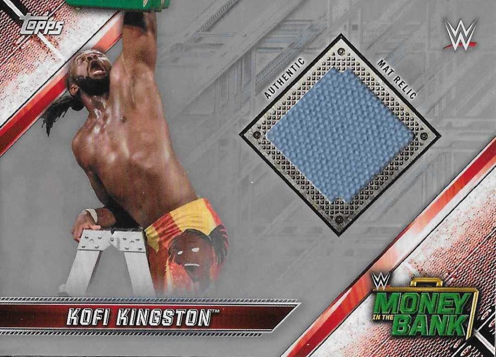 2019 Topps Monday Night Raw Mat Relics Silver