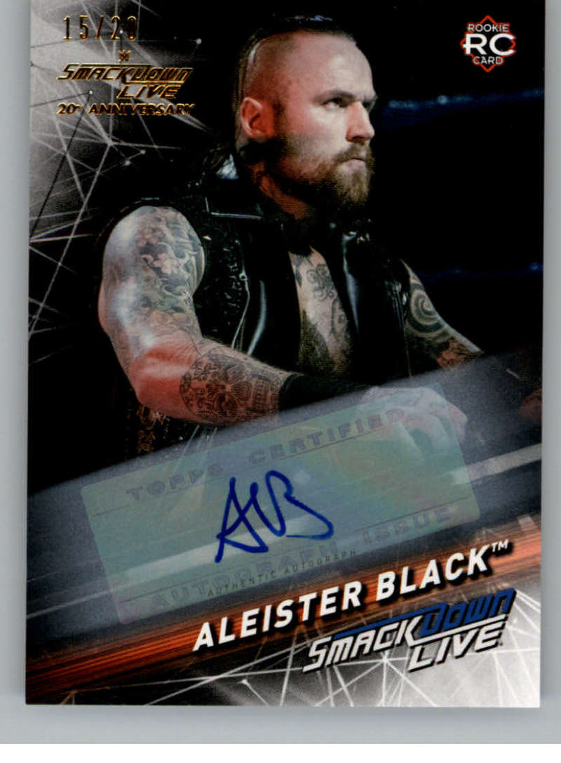2019 Topps Smackdown Live Autographs 20th Anniversary