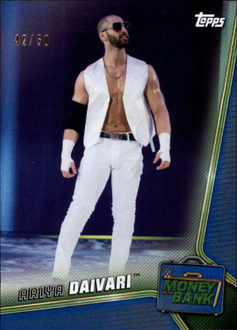2019 Topps WWE Money in the Bank Blue