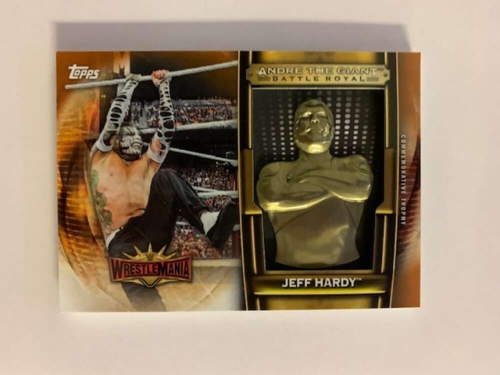 2020 Topps Road to WrestleMania Andre the Giant Battle Royal Commemorative Trophy Bronze